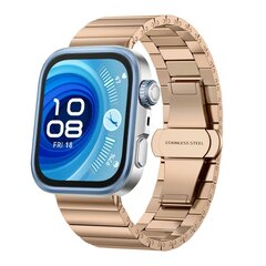 Edles Edelstahl-Gliederarmband - Gold - Huawei Watch Fit 5 / 4 / 3