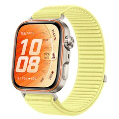Geripptes Nylonarmband - Gelb - Huawei Watch Fit 5 / 4 / 3