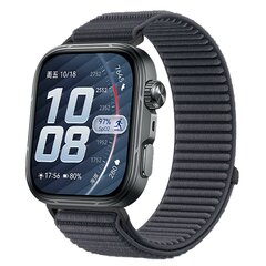 Geripptes Nylonarmband - Dunkelgrau - Huawei Watch Fit 5 / 4 / 3