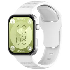 Silikon Outdoor-Band - Wei&szlig; - Huawei Watch Fit 3 / Fit 4