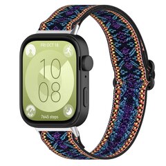 Elastisches Nylonband - Bohemian blau - Huawei Watch Fit 3 / Fit 4
