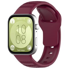 Silikon Outdoor-Band - Weinrot - Huawei Watch Fit 3 / Fit 4