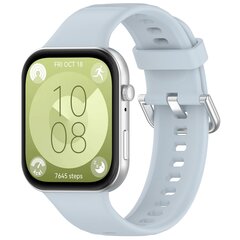 Silikonband mit Dornschlie&szlig;e - Hellblau - Huawei Watch Fit 3 / Fit 4