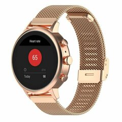 Garmin Forerunner 55 / 70 / 165 / 170 / 245 / 570 (42mm) / 645 - Milanaise-Armband mit Klemmverschluss - Champagnergold