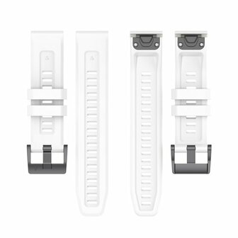 Silikon-Sportarmband - Wei&szlig; - Garmin Fenix 8 / 8 Pro - 51mm