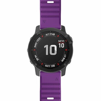 Silikonband - Lila - Garmin Fenix 8 / 8 Pro - 51mm