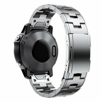 Titan-Gliederarmband - Silber - Garmin Fenix 8 / 8 Pro - 51mm