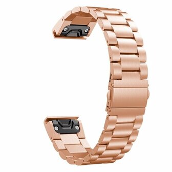Stahlgliederarmband - Rose gold - Garmin Fenix 8 / 8 Pro - 51mm