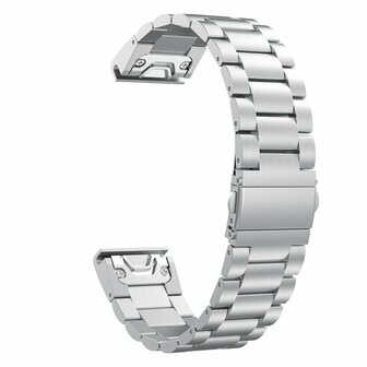 Stahlgliederarmband - Silber - Garmin Fenix 8 / 8 Pro - 51mm
