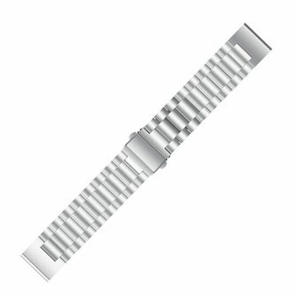 Stahlgliederarmband - Silber - Garmin Fenix 8 / 8 Pro - 51mm