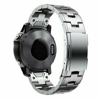 Titan-Gliederarmband - Silber - Garmin Fenix 8 / 8 Pro - 47mm