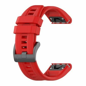 Silikon-Sportarmband - Rot - Garmin Fenix 8 / 8 Pro - 47mm