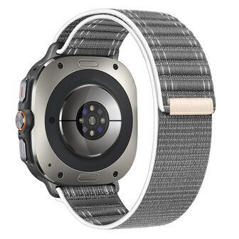 Nylon Wave Armband - Grau - Samsung Galaxy Watch Ultra 47mm
