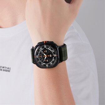 Nylon Wave Armband - Grau - Samsung Galaxy Watch Ultra 47mm