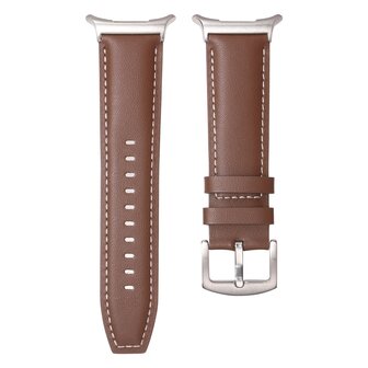Premium-Lederarmband - Braun - Samsung Galaxy Watch Ultra Armb&auml;nder - 47mm