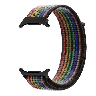 Nylon Loop Armband - Mehrfarbig dunkel - Samsung Galaxy Watch Ultra 47mm