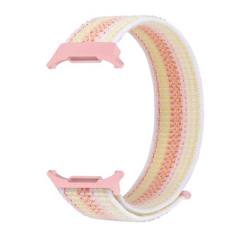 Nylon Loop Armband - Gelb/Pink - Samsung Galaxy Watch Ultra 47mm