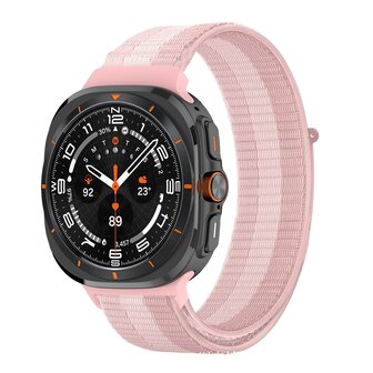Nylon Loop Armband - Sand Pink - Samsung Galaxy Watch Ultra 47mm