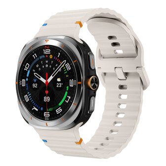 Wave Sport Band - Starlight Creme - Samsung Galaxy Watch Ultra 47mm
