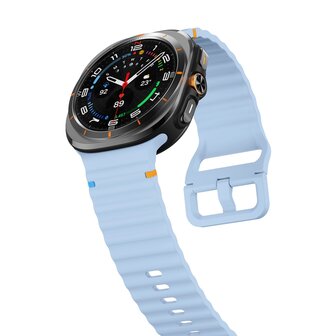 Wave Sport Band - Hellblau - Samsung Galaxy Watch Ultra 47mm