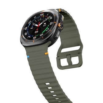 Wave Sport Band - Gr&uuml;n - Samsung Galaxy Watch Ultra 47mm