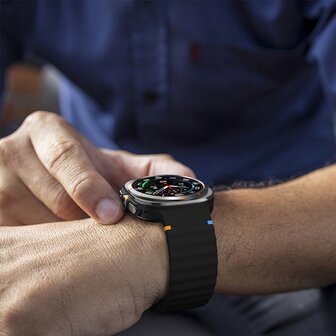 Wave Sport Band - Schwarz - Samsung Galaxy Watch Ultra 47mm
