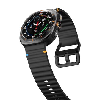 Wave Sport Band - Schwarz - Samsung Galaxy Watch Ultra 47mm