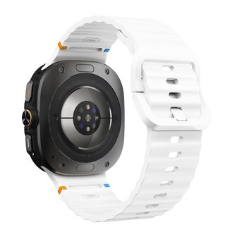 Wave Sport Band - Wei&szlig; - Samsung Galaxy Watch Ultra 47mm