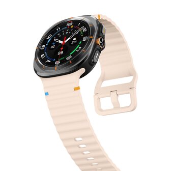 Wave Sport Band - Hellrosa - Samsung Galaxy Watch Ultra 47mm