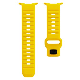 Wave Silikonarmband - Gelb - Samsung Galaxy Watch Ultra 47mm