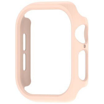 Hartschalengeh&auml;use 46mm (offene Vorderseite) - Hellrosa - Geeignet f&uuml;r Apple Watch 46mm