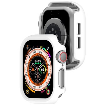 Hartschalengeh&auml;use 46mm (offene Vorderseite) - Wei&szlig; - Geeignet f&uuml;r Apple Watch 46mm