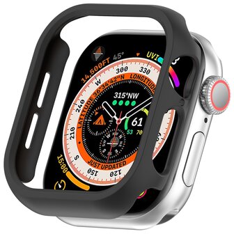 Hartschalengeh&auml;use 46mm (offene Vorderseite) - Schwarz - Geeignet f&uuml;r Apple Watch 46mm