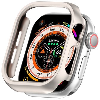 Hartschalengeh&auml;use 46mm (offene Vorderseite) - Starlight - Geeignet f&uuml;r Apple Watch 46mm