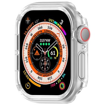 Hartschalengeh&auml;use 46mm (offene Vorderseite) - Transparent - Geeignet f&uuml;r Apple Watch 46mm