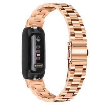 Fitbit Inspire 3 &ndash; Gliederarmband - Rosa Gold