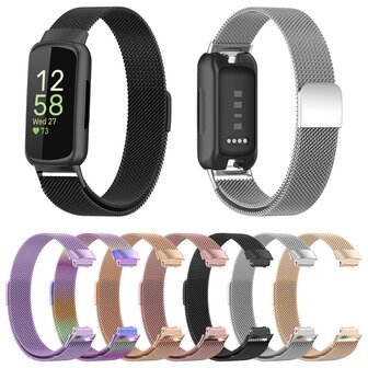 Fitbit Inspire 3 - Milanaise Armband - Multicolour