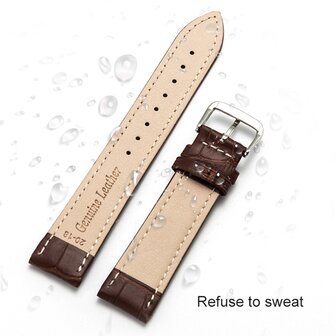 Garmin Lily 2 - Krokodillederband - Blau