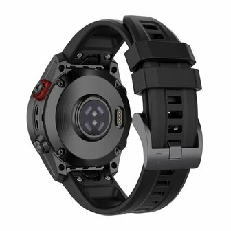 Silikon-Sportarmband - Schwarz - Garmin Fenix 8 - 43mm