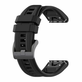 Silikon-Sportarmband - Schwarz - Garmin Fenix 8 - 43mm