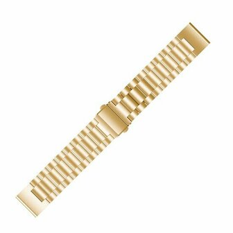 Stahlgliederarmband - Gold - Garmin Fenix 8 - 43mm