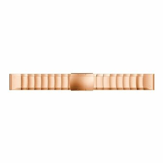 Edelstahl-Gliederarmband - Rose gold - Garmin Fenix 8 - 43mm