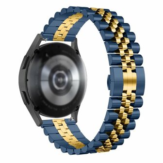Stahlband - Dunkelblau mit Gold - Garmin Vivoactive 4 / 4L