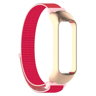 Nylon Sport Loop Armband - Rosa - Samsung Galaxy Fit 2