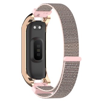 Nylon Sport Loop Armband - Sand rosa - Samsung Galaxy Fit 2