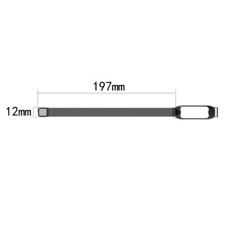 Milanaise Armband - Silber - Samsung Galaxy Fit 2