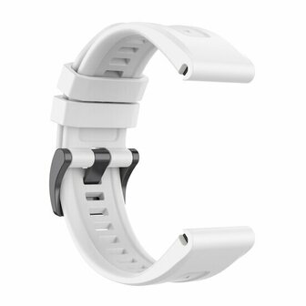 Silikon-Sportarmband - Wei&szlig; - Garmin Fenix 8 - 43mm