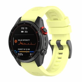 Silikon-Sportarmband - Gelb - Garmin Fenix 8 / 8 Pro - 51mm