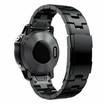 Titan-Gliederarmband - Schwarz - Garmin Fenix 8 / 8 Pro - 47mm