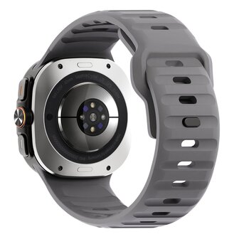 Wave Silikonarmband - Dunkelgrau - Samsung Galaxy Watch Ultra 47mm